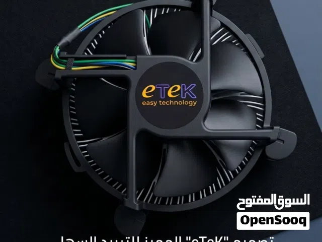 مروحة تبريد معالج(CPU Cooler)  من شركة (eTeK)