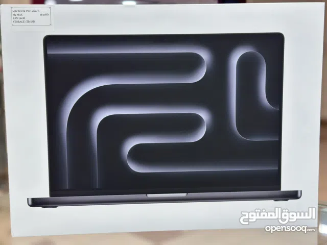 MACBOOK PRO  M4 MAX CHIP  16 INCH GPU 32 Core CPU 14 Core  36 GB RAM  STORAGE 1 TB SSD  BRAND NEW