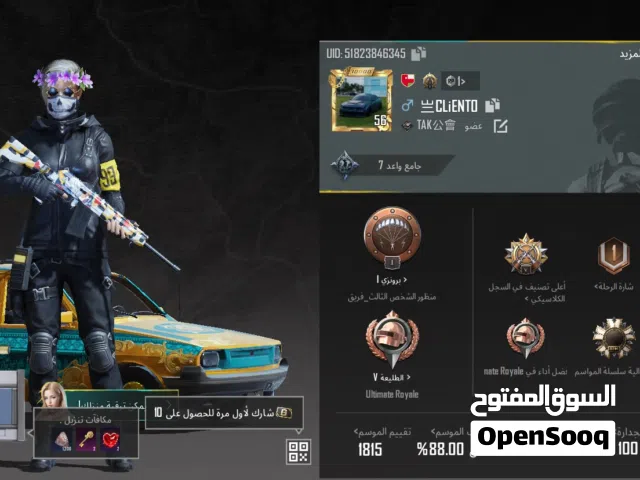 Pubg Accounts and Characters for Sale in Al Dakhiliya