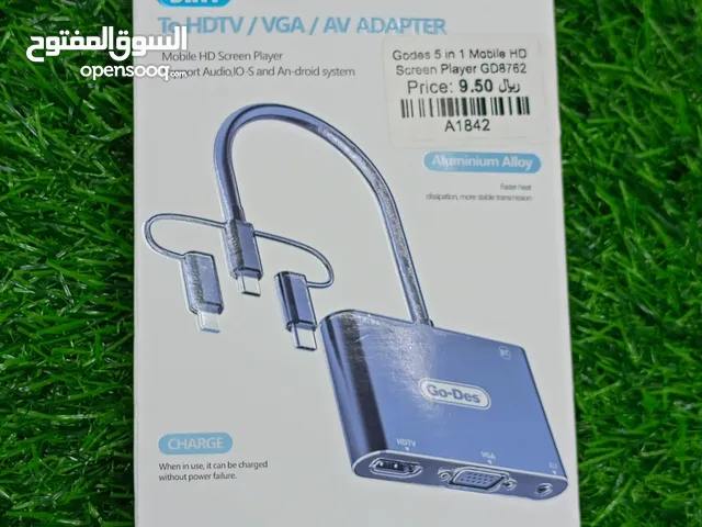 GO-DES 5 IN 1 TO HDTV/ VGA/ AV ADAPTER