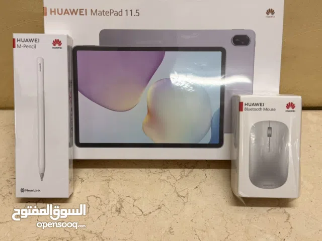 huawei matepad 11.5 (128/8)GB 2025 + huawei M pen + bleutooth mouse (new)