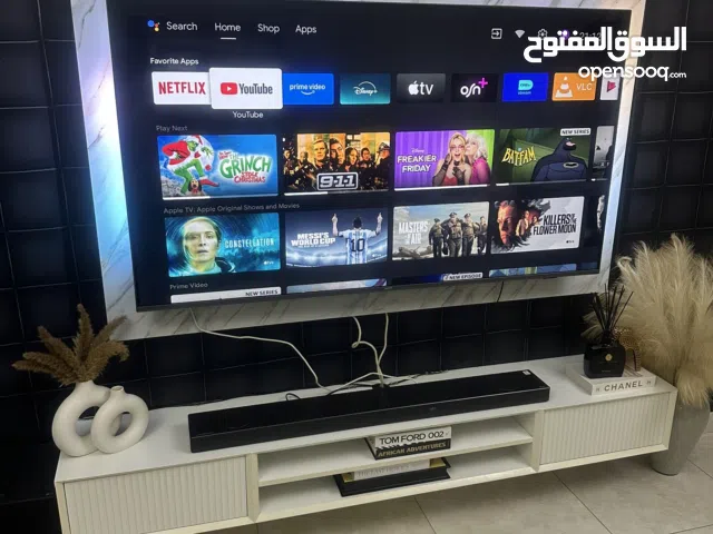 70 inches smart Philips Tv with LG soundbar subwoofer and TV unit