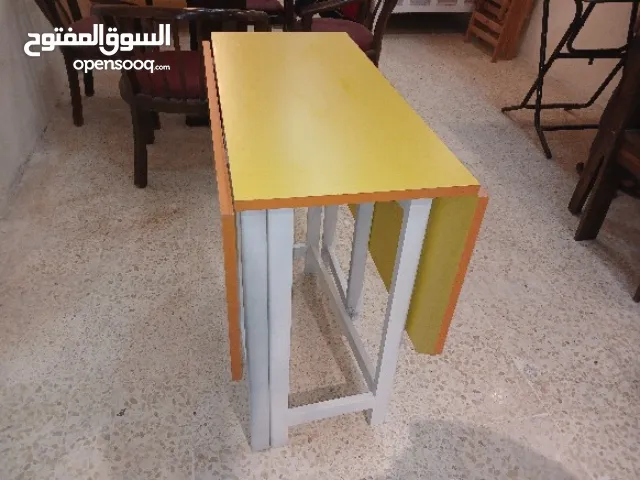 طاولات طعام طوي خشب زان حجم 120*80 متوفر لدينا خدمة التوصيل