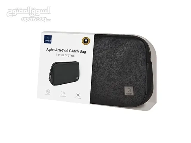 شنطة WiWU Alpha Anti-Theft Clutch Bag مع نظام قفل مدمج – الأمان والأناقة في شنطة وحدة!