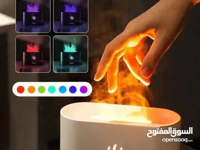 وفرنالكم مبخرة اللهب تصميم على شكل لهب الشعلة 3D  شبه الحقيقي تعمل على وصلة شحن(مُرفقه)