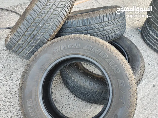 4 اطارات يوكوهاما 275/65 رنج 17 مستخدمات سنة