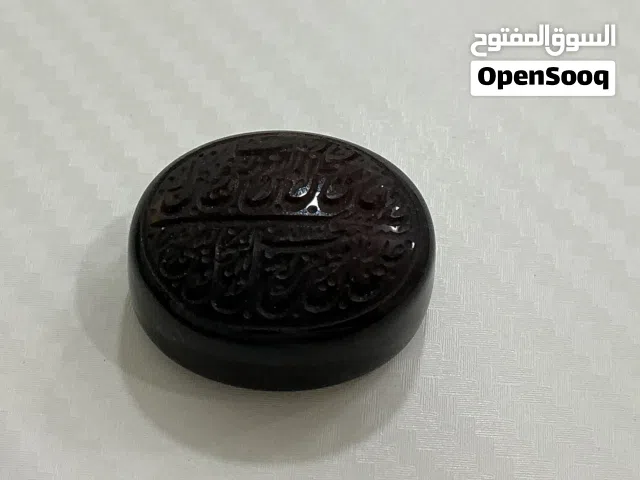 حجر عقيق يماني منقوش يدوي