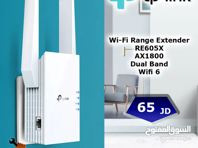 مقوي الشبكة اللاسلكي نوع Tp-Link موديل RE605X بتقنية Wifi 6