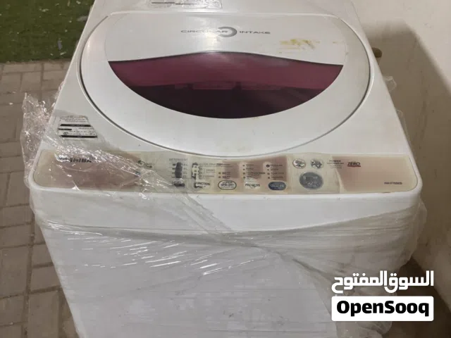 غسالة ملابس بقمة النظافه وموجوده جدا بدون اعطال(Toshiba)قابل للتفاوض