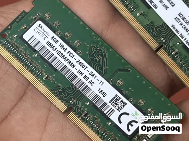 للبيع: طقم رامات لابتوب 16 جيجا (DDR4) وكالة