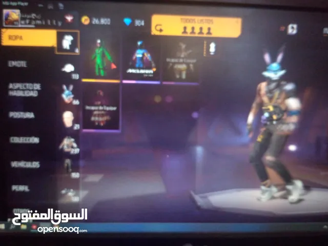 Free Fire Accounts and Characters for Sale in Agadir