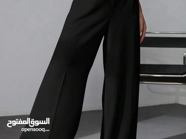 بنطال قماش اسود عملي