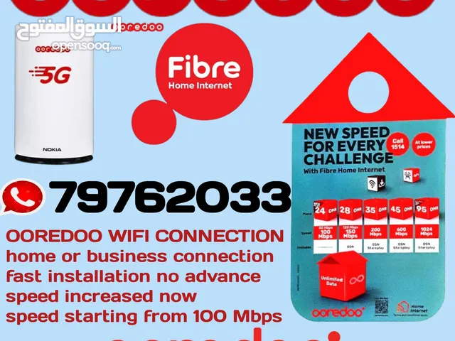 fiber optic internet or five G indoor outdoor device