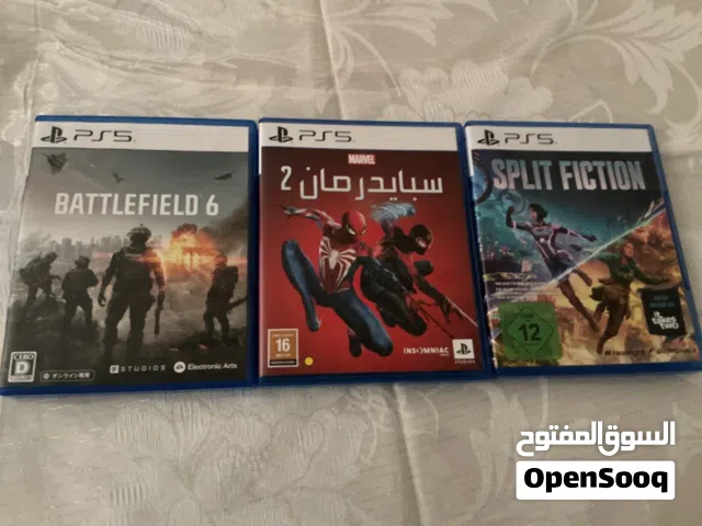 افضل العاب سوني 5 مستعمل ولاكن يعمل و سعر خرافي الواحد 170 كلهم 510