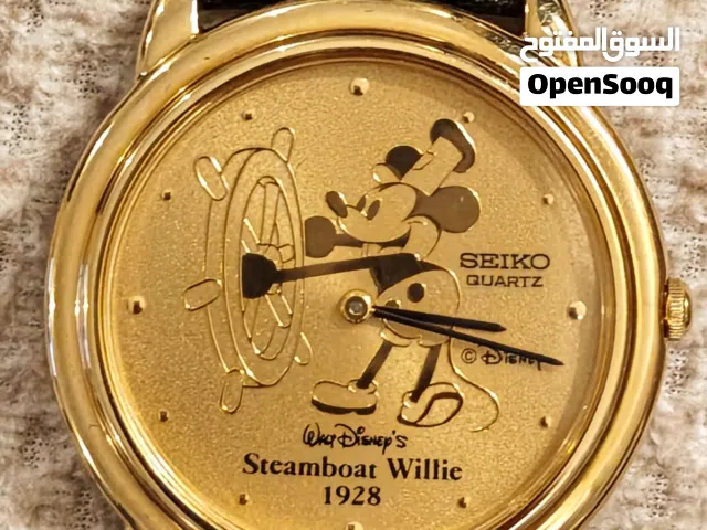 Seiko Steamboat Willie Mickey Mouse Limited Edition Watch – Ref. 7N00-7A89 ساعة سيكو ميكي ماوس ستيمب