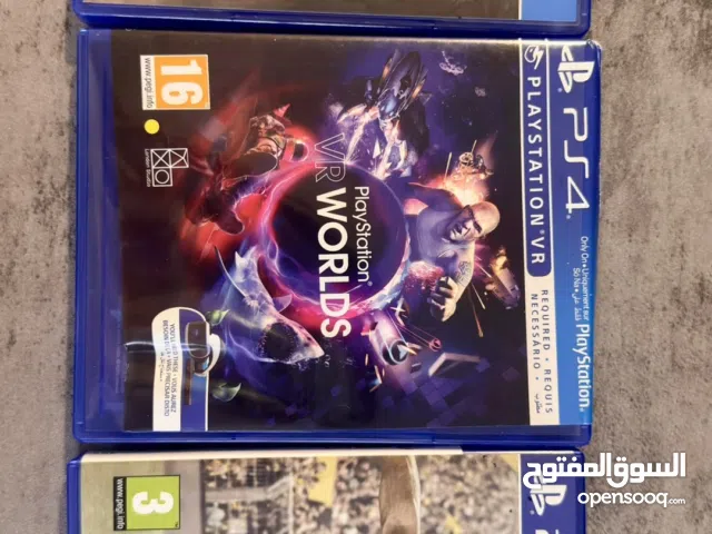 Assorted PS4 VR Video Game 8 Collection only 250 aed all, could be sold seprately