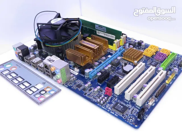 مذربورد ورامات ومعالج وكارت شاشه مستخدم بحاله ممتازه