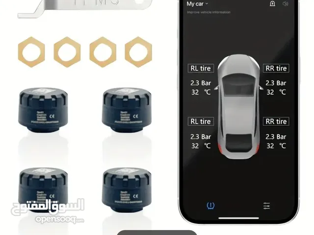 حساسات TPMS لقياس ضغط الهواء في الاطارات تعمل على الاندرويد