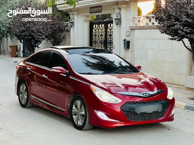 السياره العالمية والاقتصاديه والفل فخاامة سوناتا هايبرد 2014 فل الفل اضافات للبيع او البد