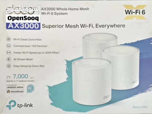 Deco X60 Wifi6 AX300 مستخدم شي قليل