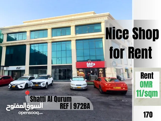 Nice Shop for Rent in Shatti Al Qurum  REF 972BA