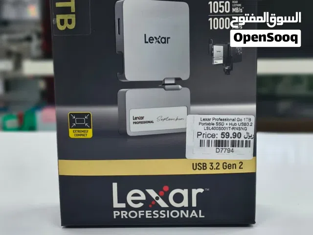 Brand New Lexar Portable 1TB SSD in Oman  Gen 2  1 Year Warranty