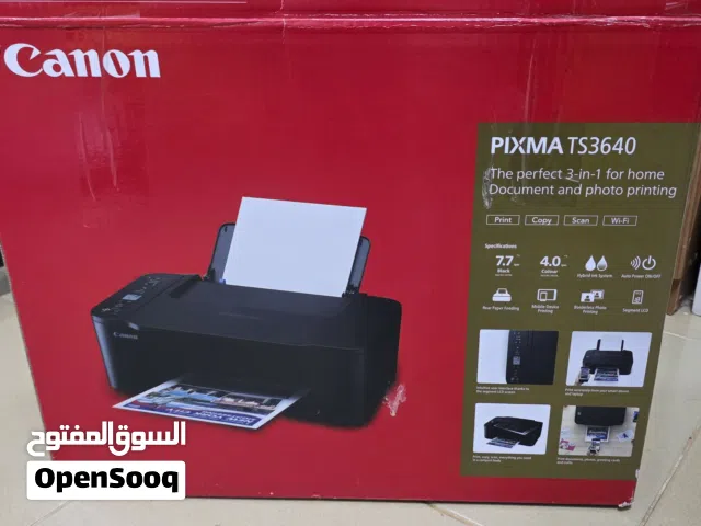 Canon Pixma TS3460 3-in-1 Color Printer one time Used