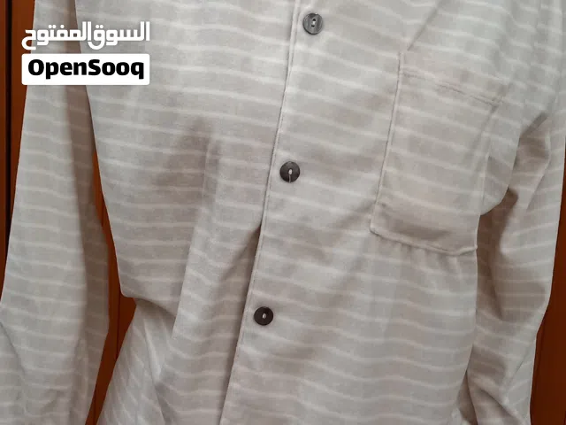 طقم نوم/بيجاما نسائي قطعتين (بلوزة كم طويل + بنطال)