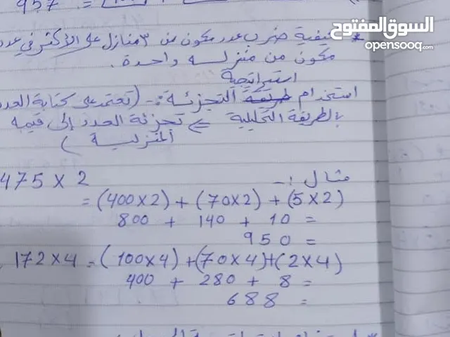 استاذ رياضيات ذو خبرة