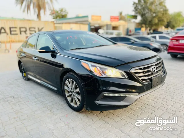 HYUNDAI SONATA LIMITED PANORAMIC SUNROOF 2016 BLACK AMERICAN SPACE VCC PAPER RUN&DRIVE GOOD CARS