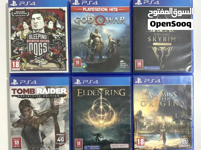 العاب اشرطة سوني بلايستيشن 4 كلها تشتغل على بلايستيشن 4و5 PS4 PS5 Sony Games CD