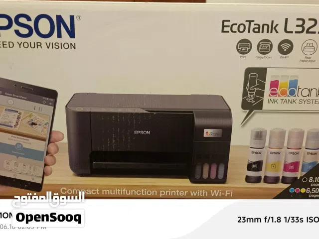 طابعة و ماسحة ضوئية إبسون شبه جديدة استعمال بسيط