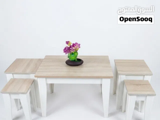 طقم طاولات شبه جديد استعمال خفيف جدًا