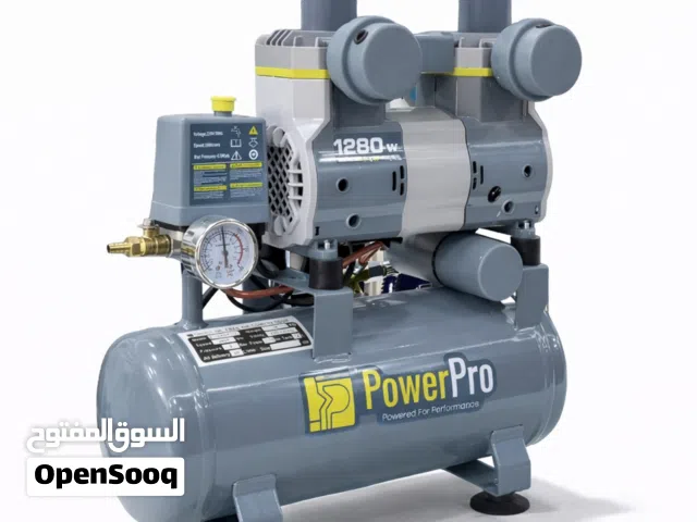 ضواغط هواء صامته من غير زيت بأحجام مختلفة، تبدأ الأسعار من 25 دك مع الضمان