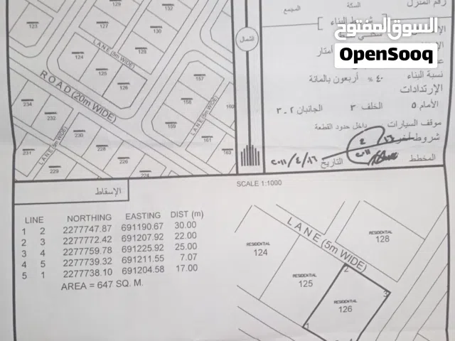 Residential Land for Sale in Al Sharqiya Masira