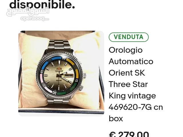 Orient 3 Star Automatic Watch KV 21 Jewels