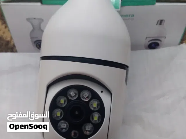 كاميرا مراقبة داخليه وخارجيه صوت وصورة جديدة في الباكو متحركة جميع الاتجاهات تركب في البرطلامبه