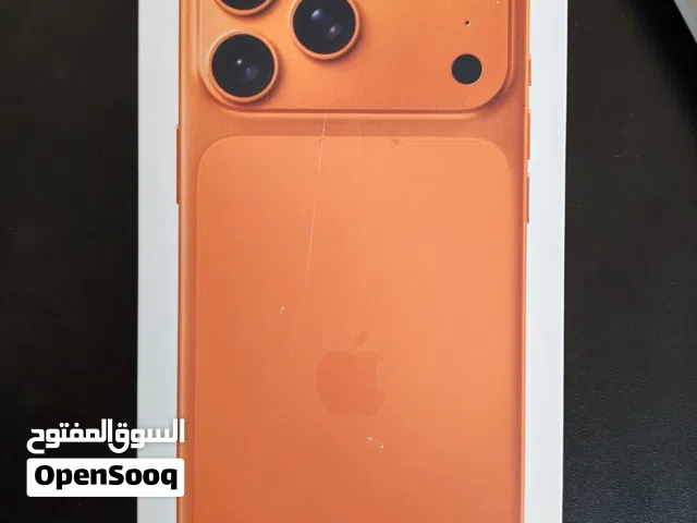 New iphone 17 pro Max Orange and Silver