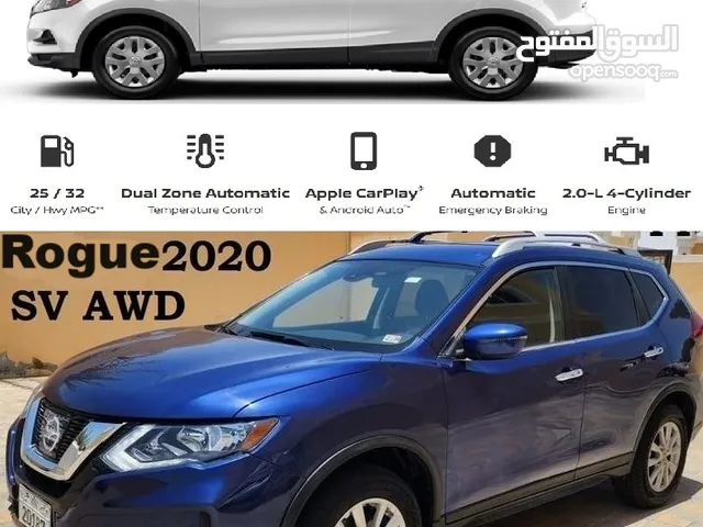 Nissan Rogue 2020 SV AWD(Blue) and Rogue 2020 Sport(White) for sale in Al Ain, Please WhatsApp,,,