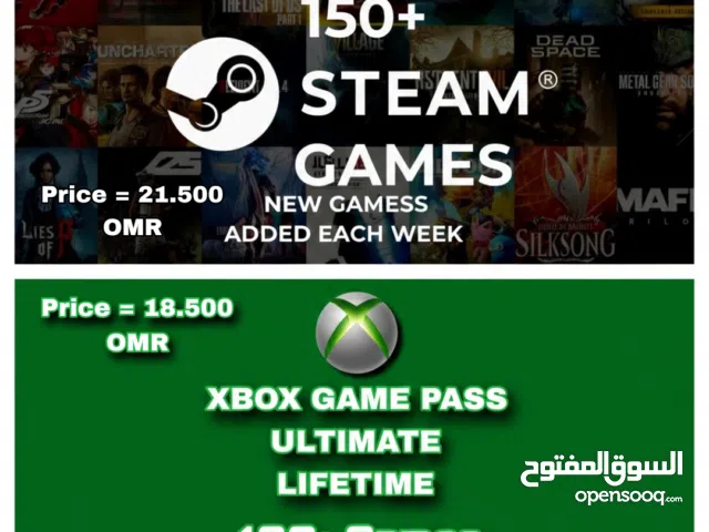 150+ Games Steam Account lifetime access and new games added each week and also more latest games