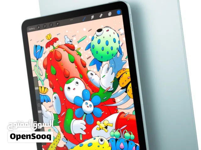 Apple Air 6 ( M2 ) ابل ايباد اير الجديد كليا من شركة ايفون مع هدية قلم بدعم راحة اليد من ليما موبايل