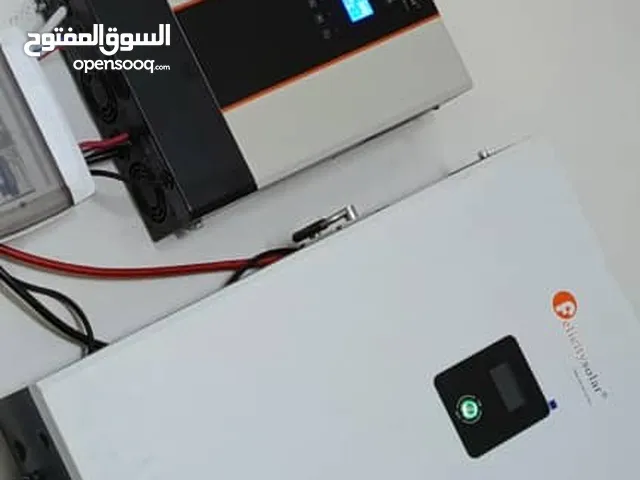 بطاريه 10 كيلو نظام ليثيوم فيلي ستي رافع جهد 5000شمعه نظام 48