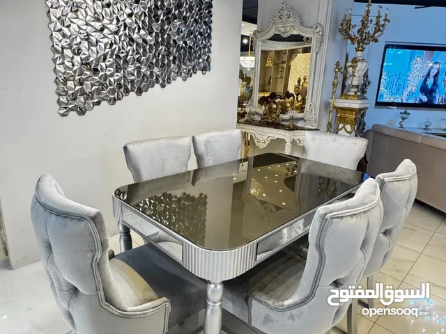 للاناقه عنوان لعشاق الذوق الرفيع طاولة سفره 6كراسي كوالتي عاليأحدث موديلات مقاس 160 / 90
