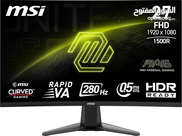 شاشة MSI 280HZ 27INCH افضل شاشة جيمنج واعلى وضوح بسعر حرق لفترة محدودة