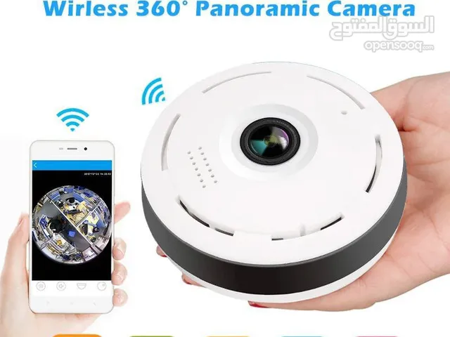 كاميرا مراقبة 360 درجة مع مكبر صوت و رؤية ليلية من واي فاي   الميزات  رؤي بانورامية 360 درج مع مكبر