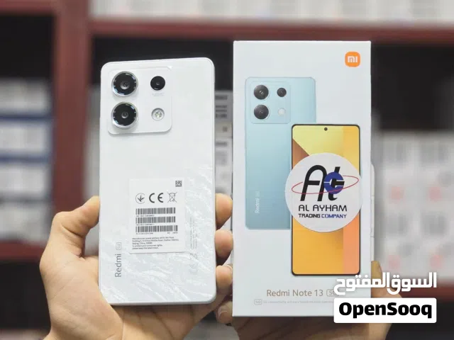 ريدمي نوت 13 5G مستعمل بحالة ممتازة مع الكرتونة 256 جبجا 16 رام