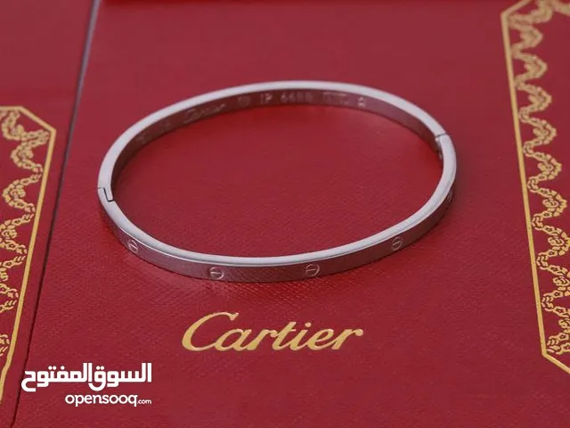 اسوارة كارتير رفيع فضي – Cartier