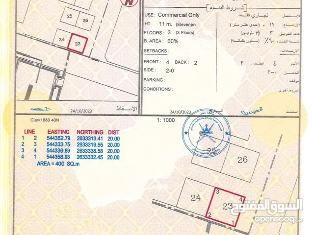 ارض تجارية للبيع في السويق بطحاء هلال