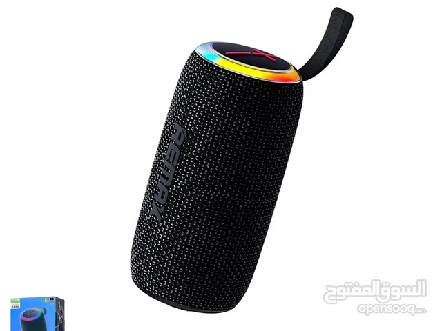 Remax RB-M82 RGB Wireless 7Wx2 USB/Type-C/TF/FM Speaker -Black سبيكر لاسلكي