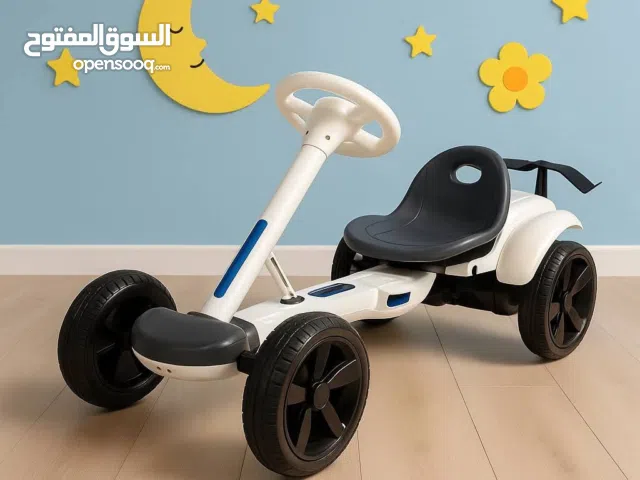 الآن السيارة الكهربائية فورميلا 3 مع دعسات تتش على المقود من island toys